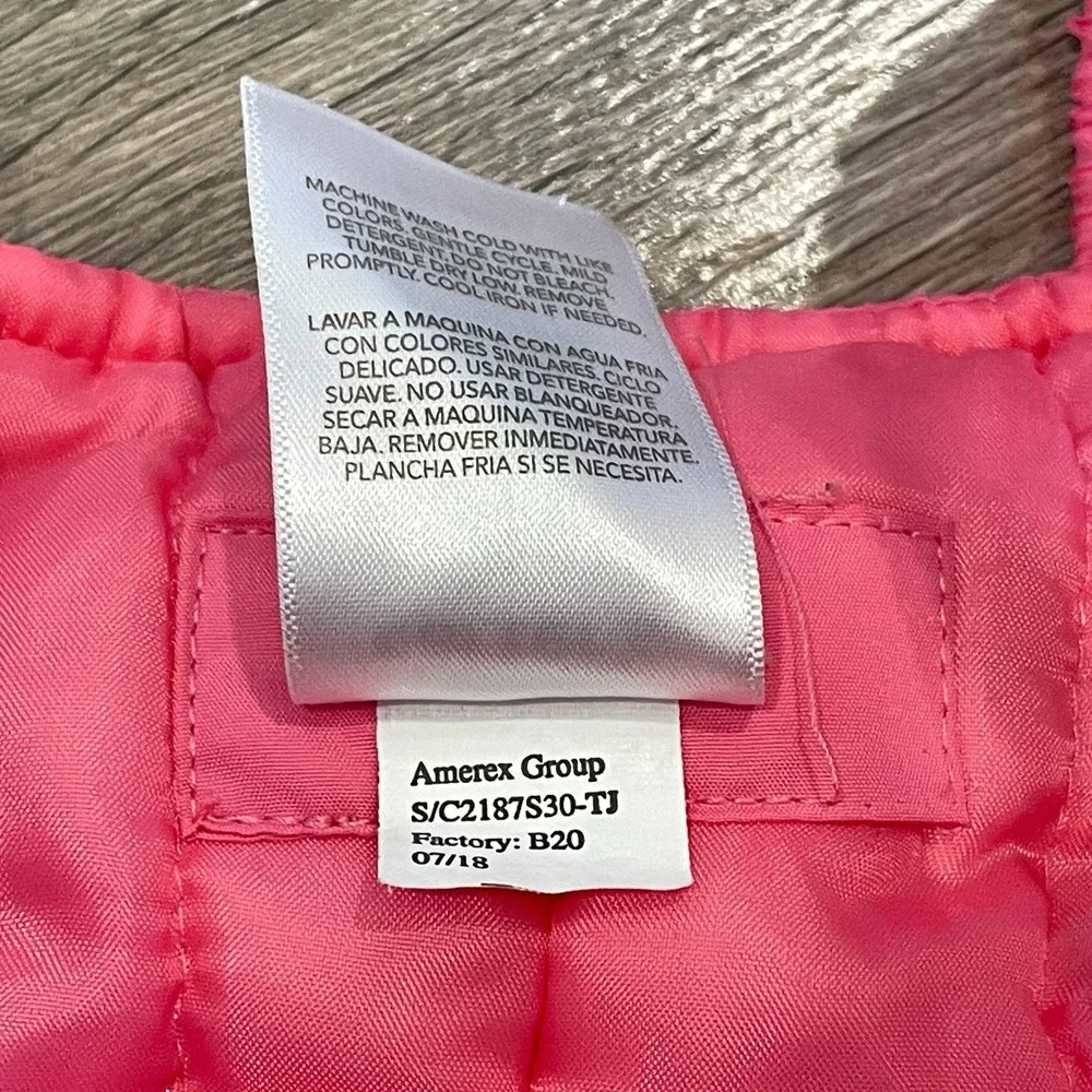 Carter's Toddler Girls Size 4 Pink Snow Pants Bibs Thick Warm Overalls